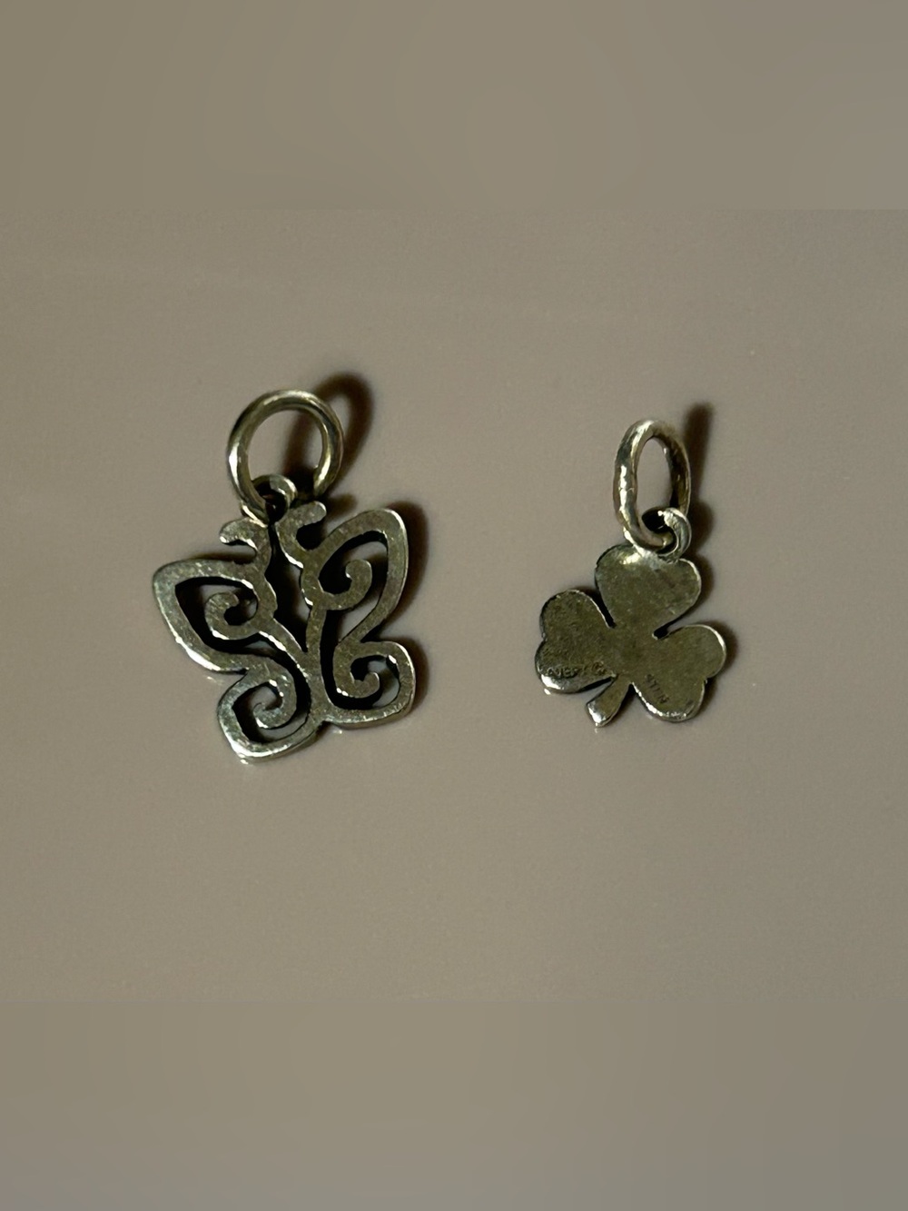 James Avery Bundle of 2 Charms🦋☘️